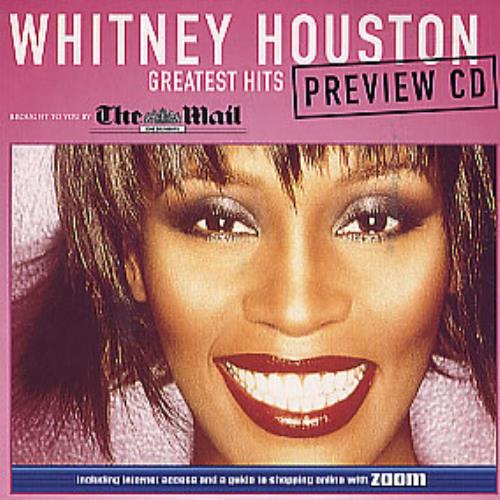 Whitney Houston Greatest Hits Preview CD UK Promo CD single (CD5